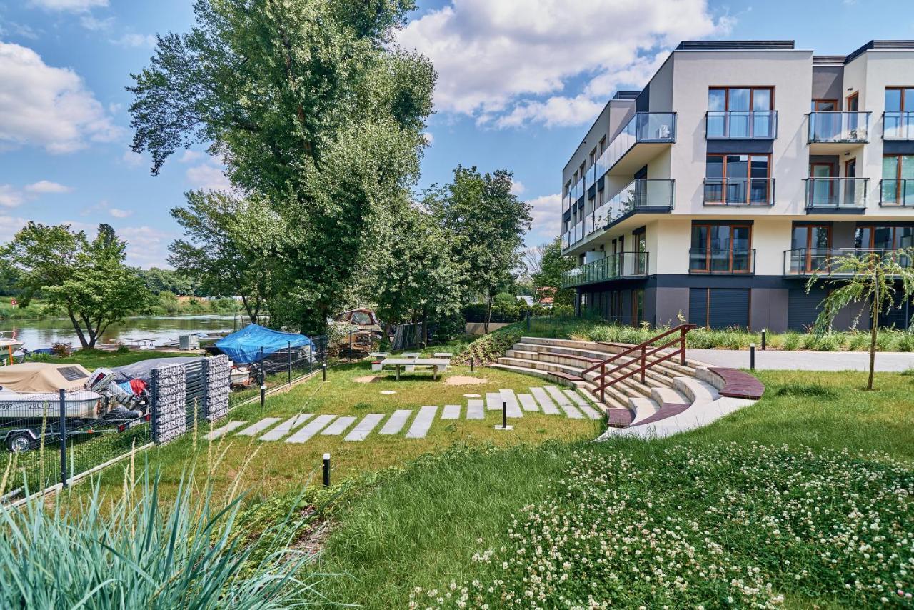 Riverside Apartments Na Grobli By Noclegi Renters Wrocław Exterior foto